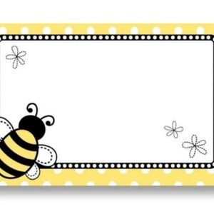Bee Days 50 Blank Enclosure Cards with White Envelopes New